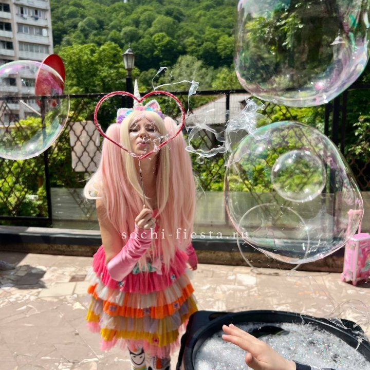 Шоу мыльных пузырей в Архангельске