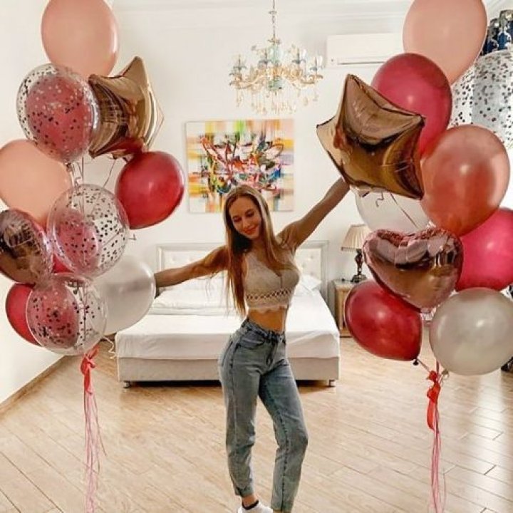 Фонтаны шаров "Селебрити" в Архангельске