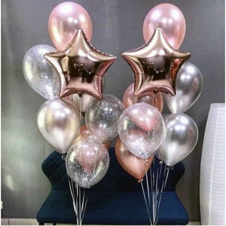 Фонтаны шаров "Дубль старт" в Архангельске