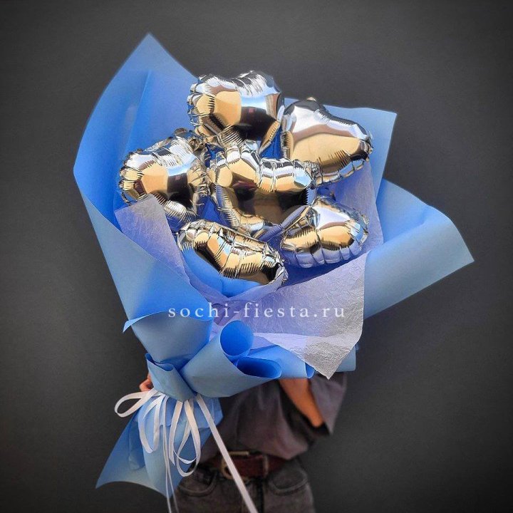 Букет из шаров сердец  №2 в Архангельске