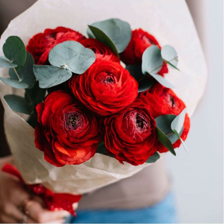 Букет ранункулюсов  в Архангельске