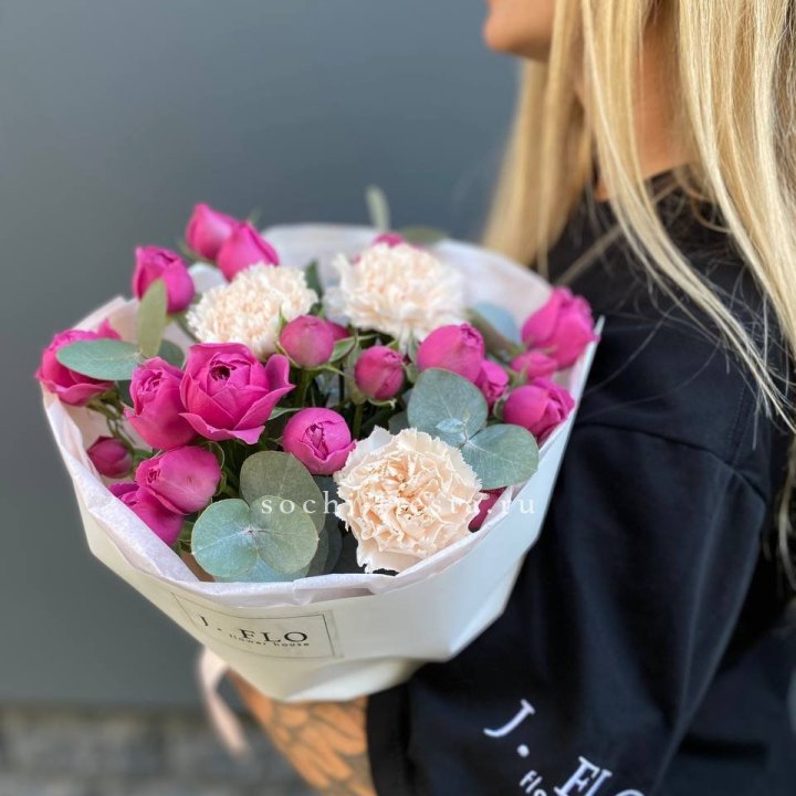 Букет с мисти бабблс №2 в Архангельске