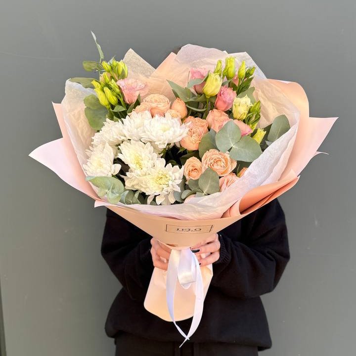 Букет "Персиковая нежность" в Архангельске