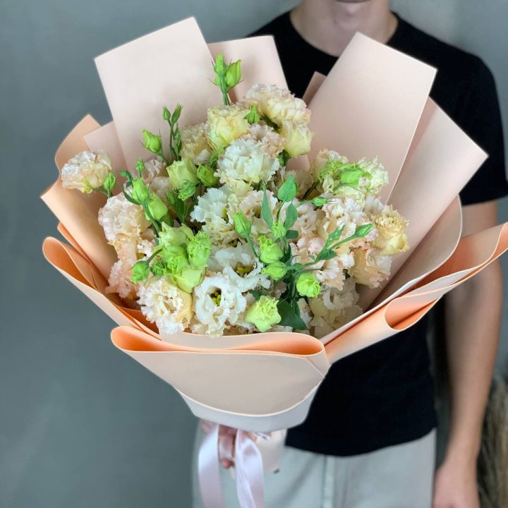 Букет эустом "Крем" в Архангельске