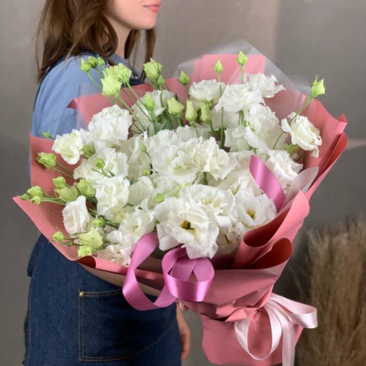 Букет эустом "Пудра" в Архангельске