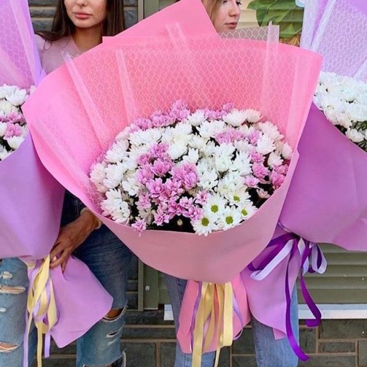 Букет хризантем №3 в Архангельске