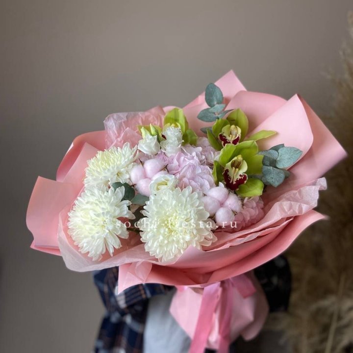  Букет с орхидеями "Вита" в Архангельске