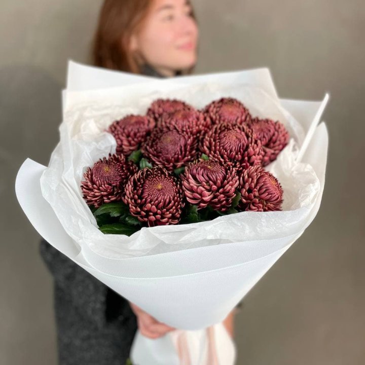 Букет хризантем "Касиопия" в Архангельске