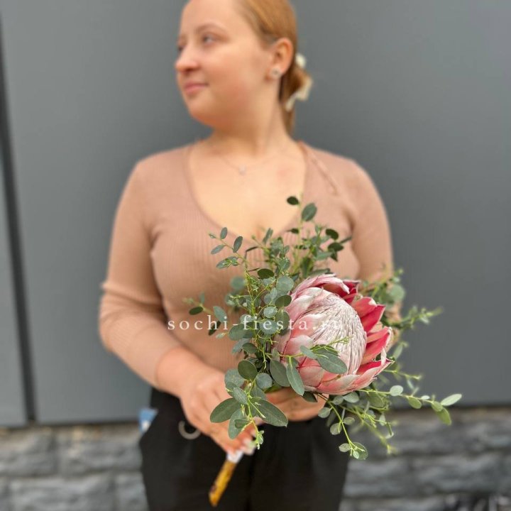 Свадебный букет "Протея" в Архангельске