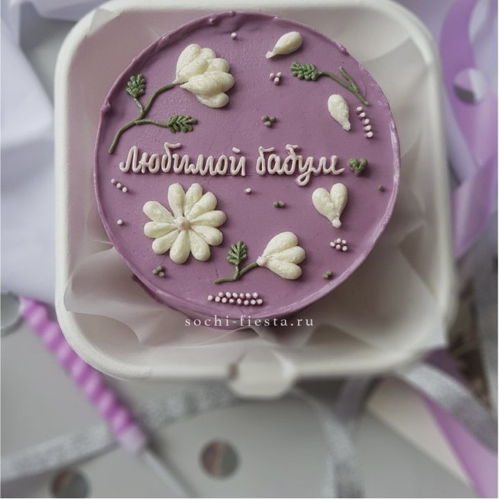 Бенто-торт "Любимой бабуле" в Архангельске