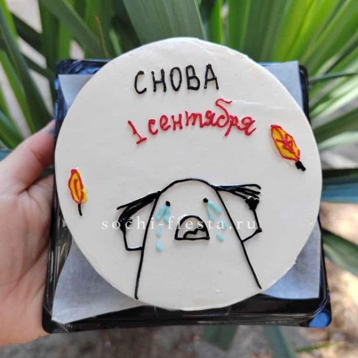 Бенто-торт "Не опять, а снова..." в Архангельске