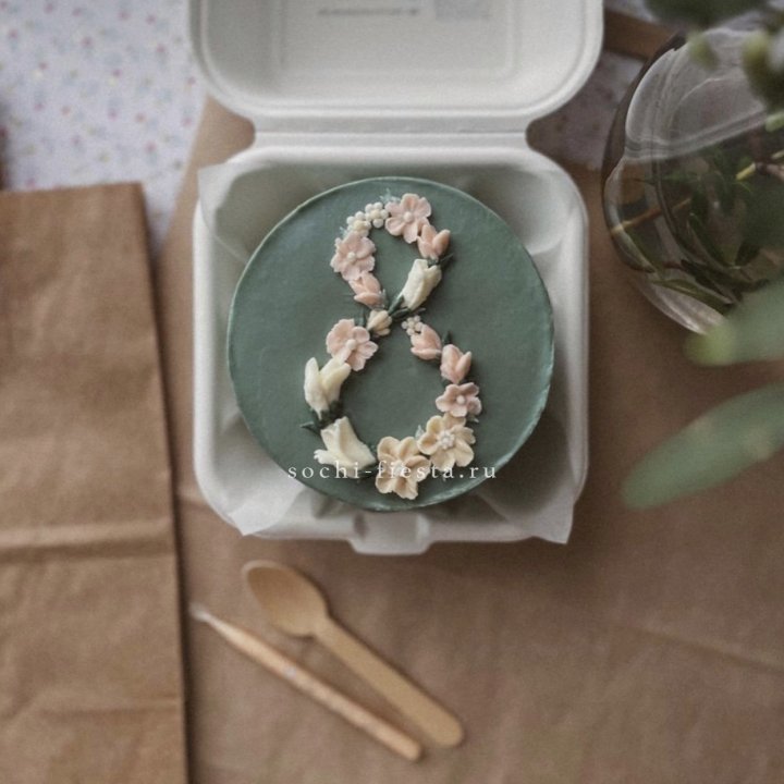 Бенто-торт "8 марта" green  в Архангельске