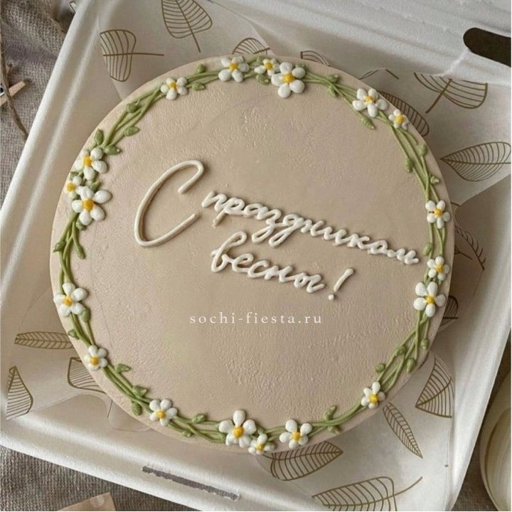 Бенто-торт "C праздником весны!"  в Архангельске