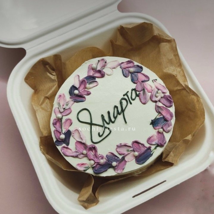 Бенто-торт "8 марта цветы"  в Архангельске