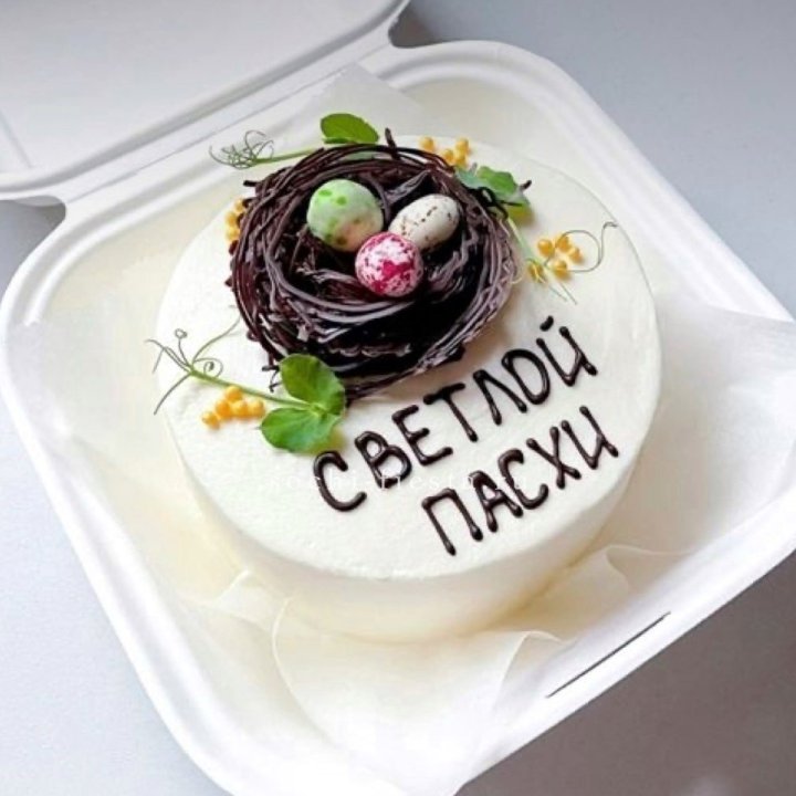 Бенто-торт "Светлой Пасхи" 1 в Архангельске