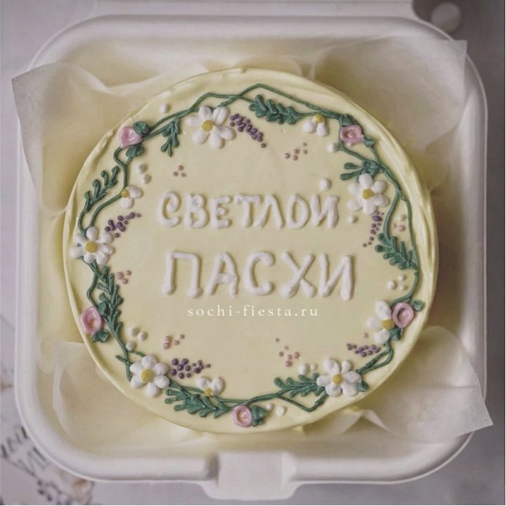 Бенто-торт "Светлой Пасхи" 2 в Архангельске