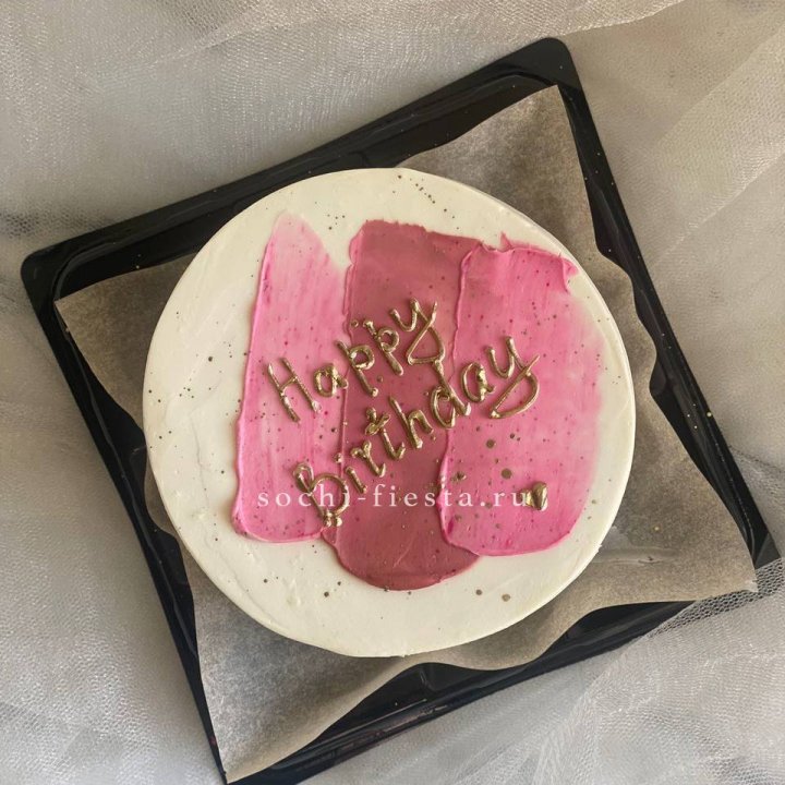 Бенто-торт "С днём рождения" пастель в Архангельске