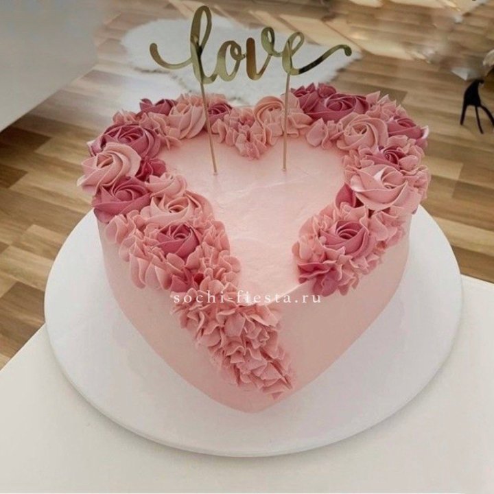 Торт "Сердце" 10 в Архангельске