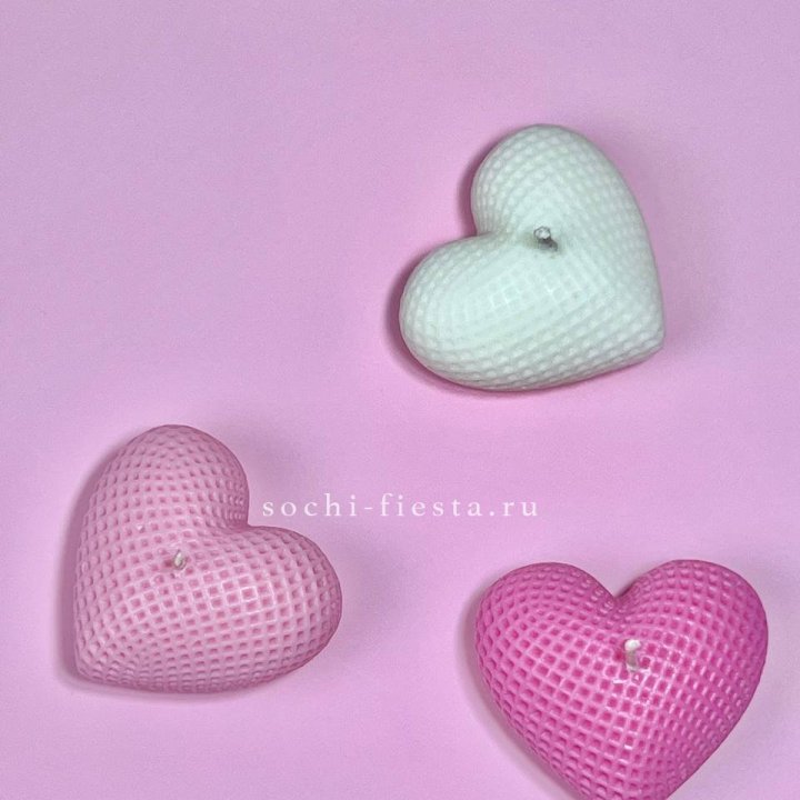 Набор свеч сердец в Архангельске