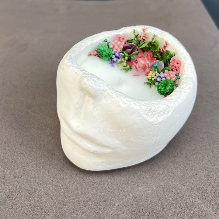 Свеча ароматическая в гипсе  в Архангельске