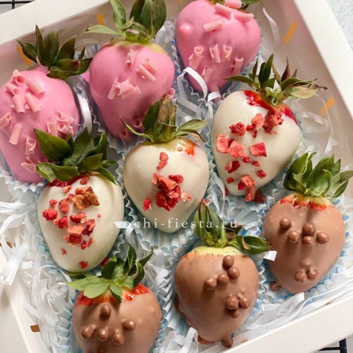 Клубника в шоколаде 9 ягод в Архангельске