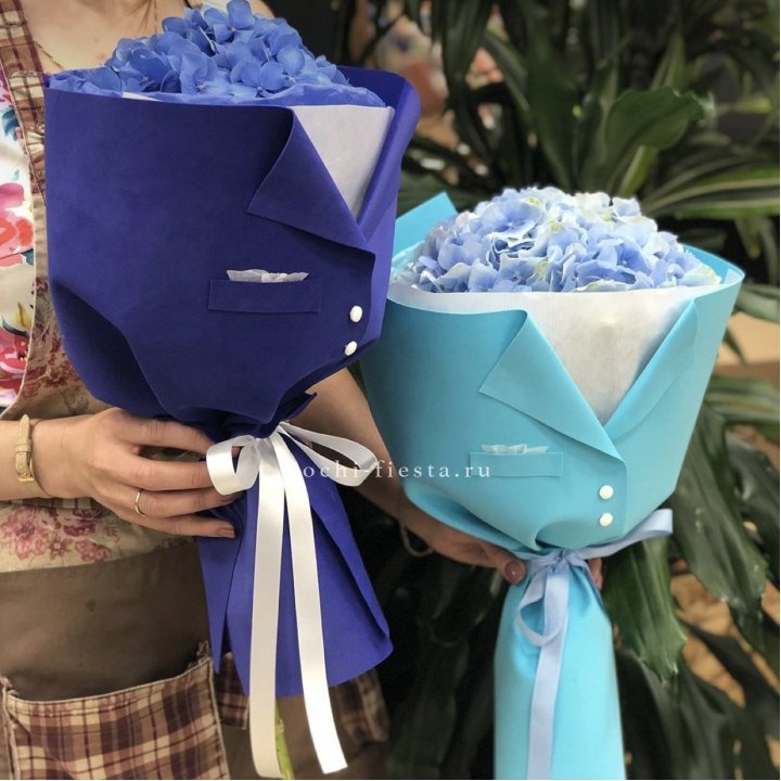 Букет с гортензией с пиджаком в Архангельске