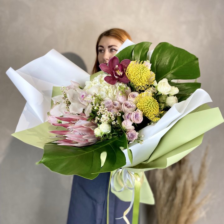 Дизайнерский букет экзотики в Архангельске