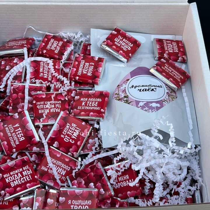 Набор Шоколад и Чай "101 причина любви" в Архангельске