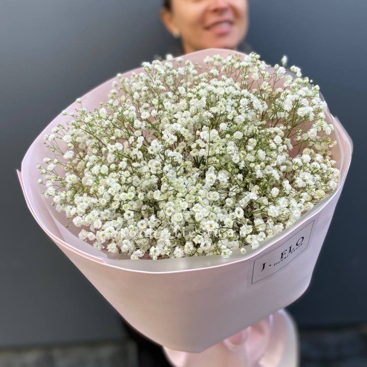 11 белых гипсофил в фоамиране в Архангельске