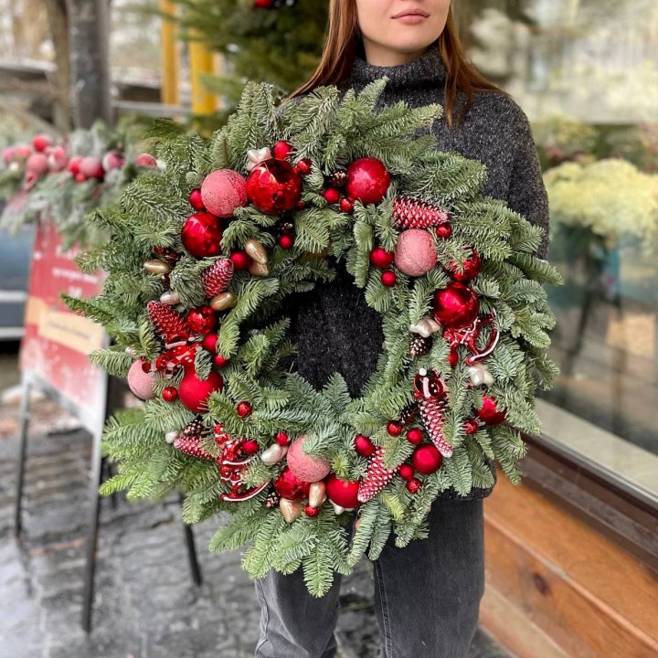 Рождественский венок  в Архангельске