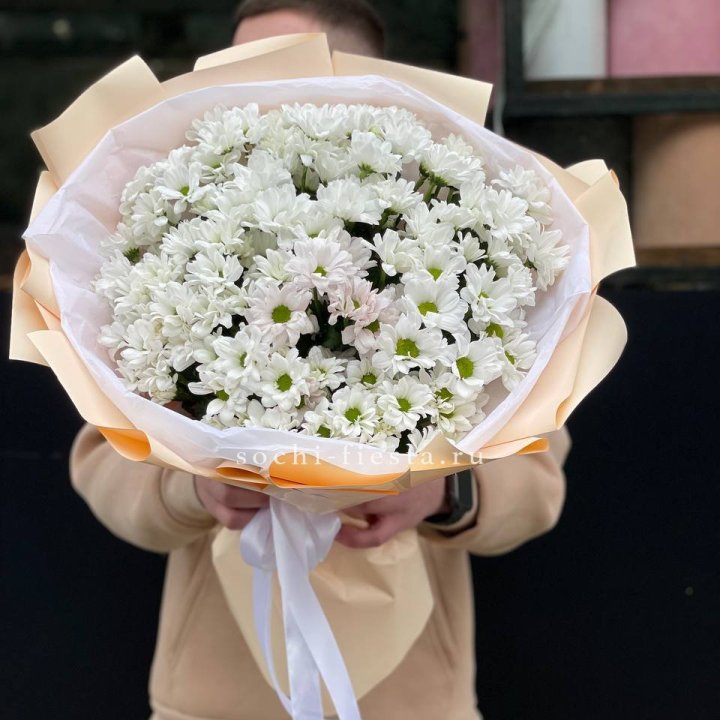  Букет хризантем в Архангельске