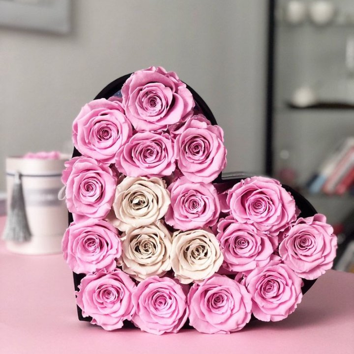 Сердце из роз в Архангельске