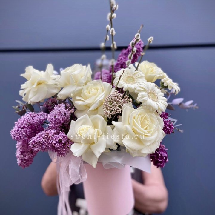 Цветочный бокс "Светлое Воскресенье" в Архангельске