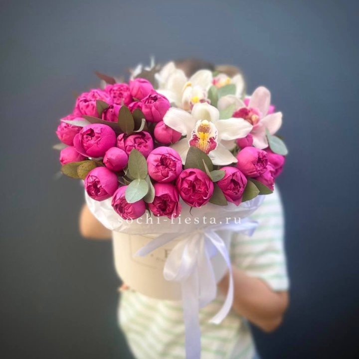 Бокс дуо мисти и орхидеи в Архангельске