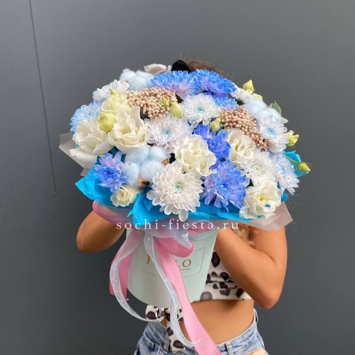 Коробка цветов  " Облако" в Архангельске