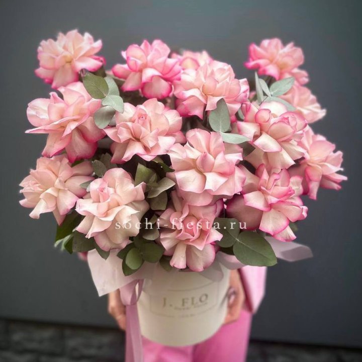 17 Французских  роз Венди в боксе в Архангельске