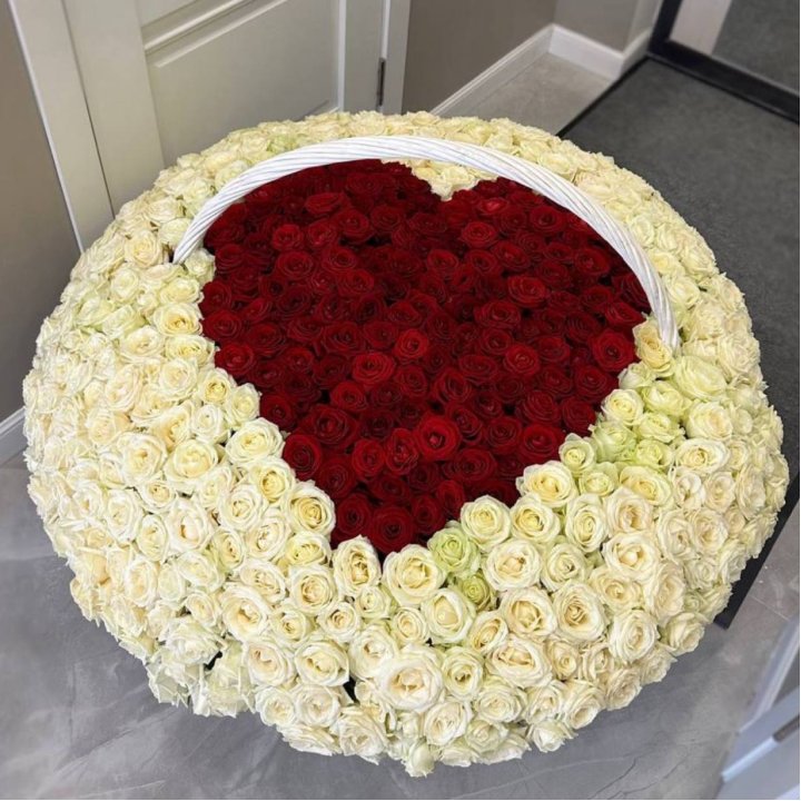 501 роза сердце в Архангельске