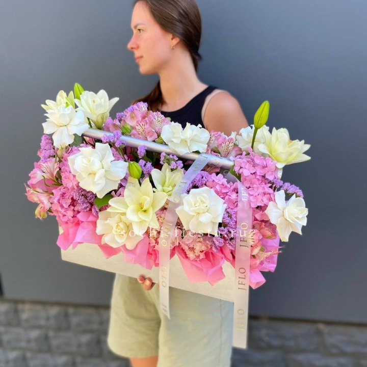 Большой бокс розовый в Архангельске