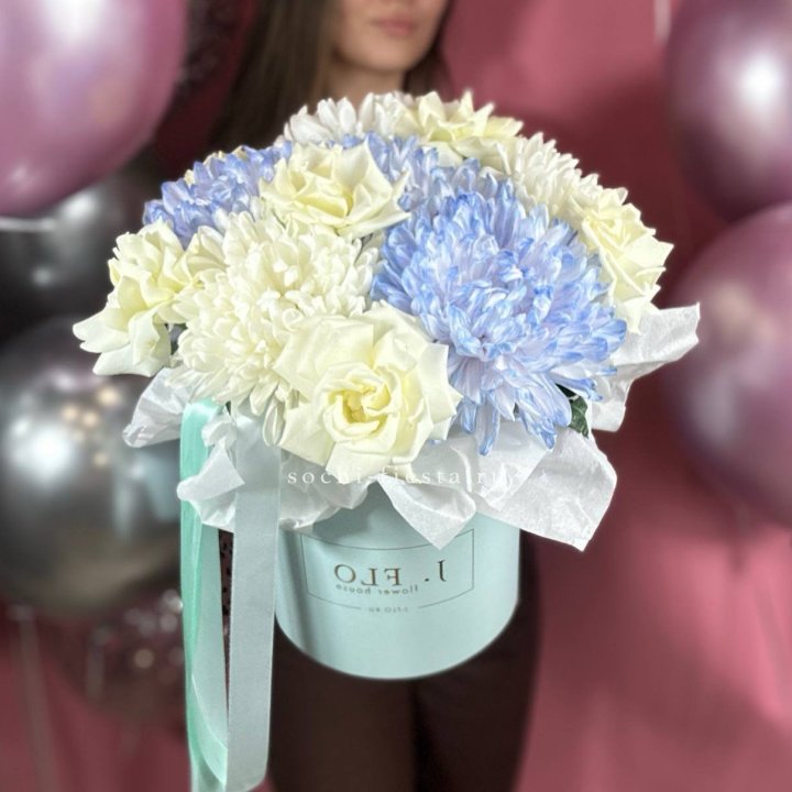 Коробка с цветами "Вольта" в Архангельске