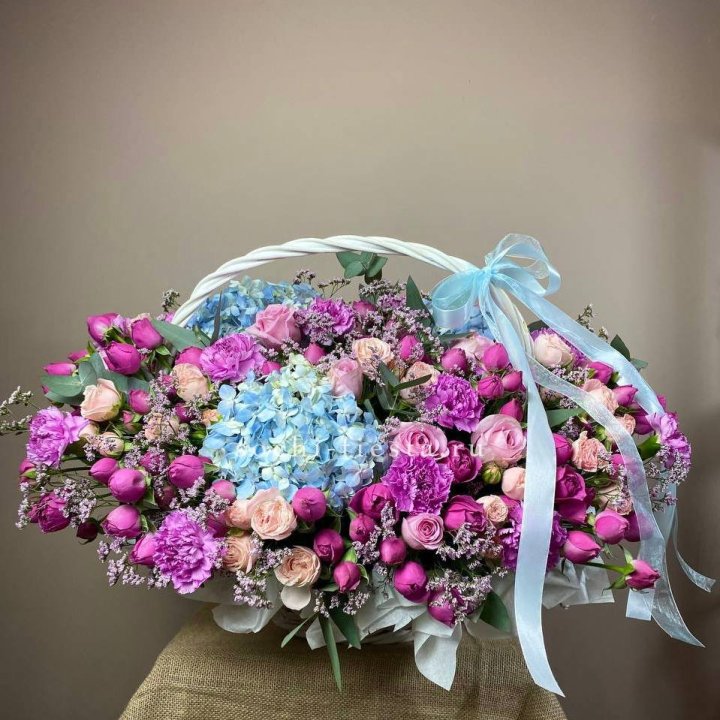 Авторская корзина "Лавандерия" в Архангельске