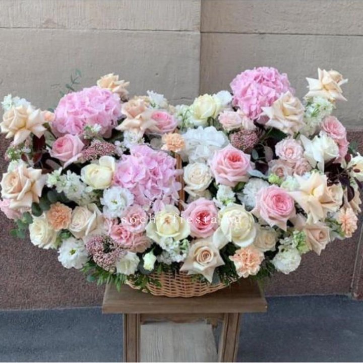 Цветочная корзина макси N2 в Архангельске