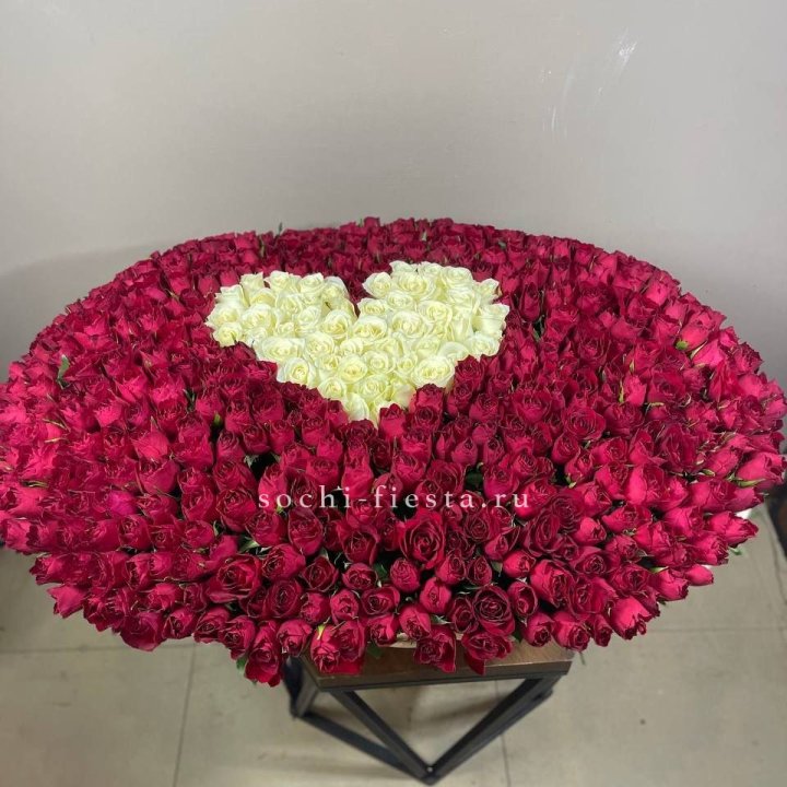 501 роза в корзине в Архангельске