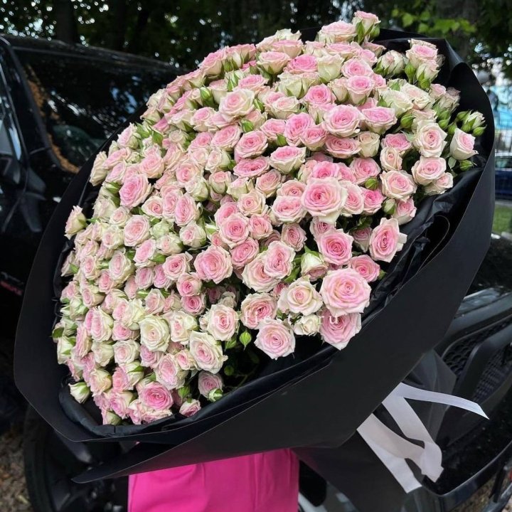 101 кустовая роза "Твистер" в Архангельске