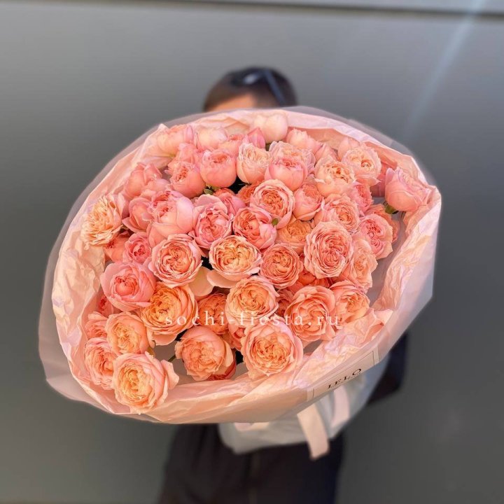 Букет из 21 пионовидной розы Джульетта в Архангельске