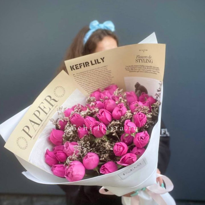 Пионовидные розы баблс №3 в Архангельске