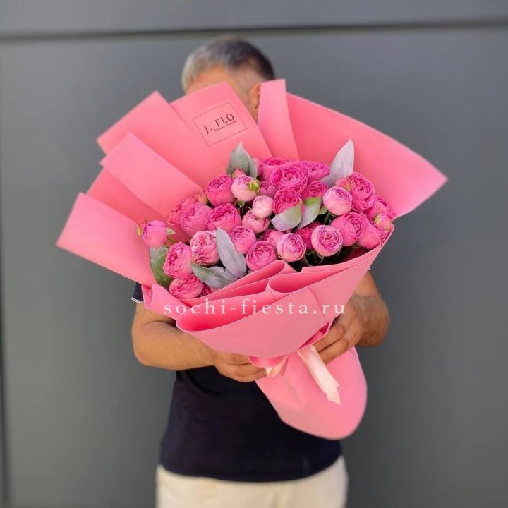 Пионовидные розы баблс №2 в Архангельске