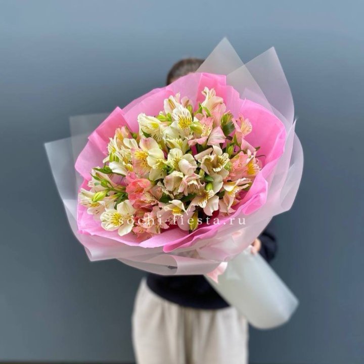 букет альстромерий "Черри" в Архангельске