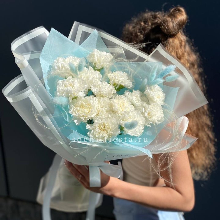 Воздушный букет из диантусов  в Архангельске