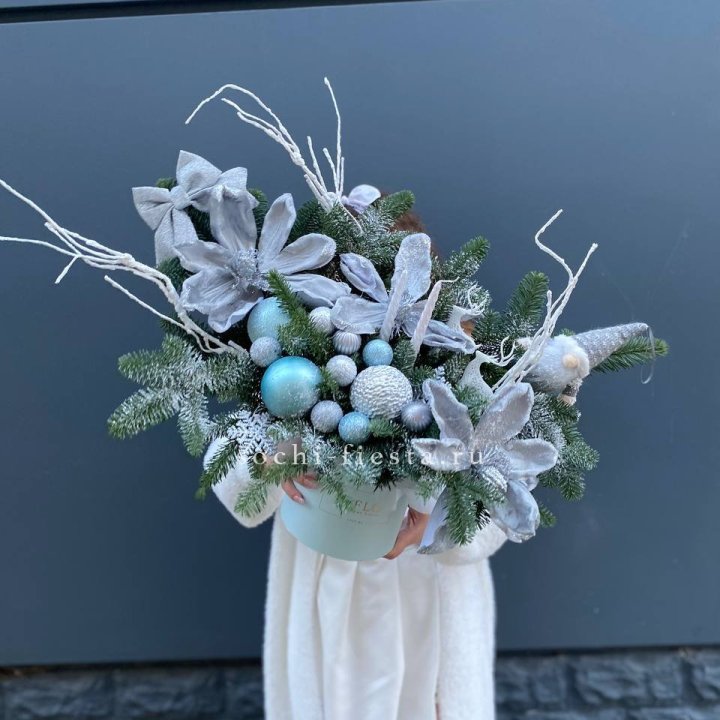 Композиция "Снежный цветок" в Архангельске