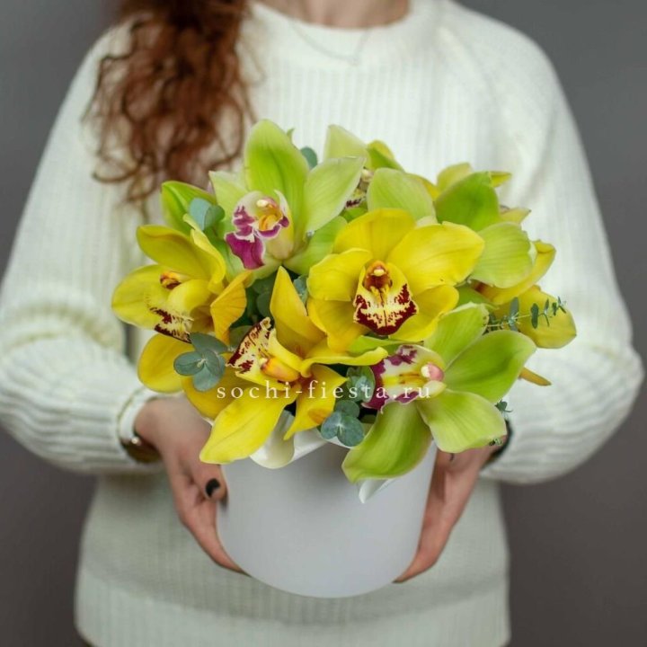 Бокс с орхидей №1 в Архангельске